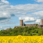 Mit der Kamera unterwegs: hier an der Burg Münzenberg